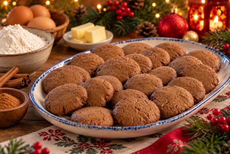 Broas de Espécie da Madeira (Madeiran Spiced Christmas Cookies)