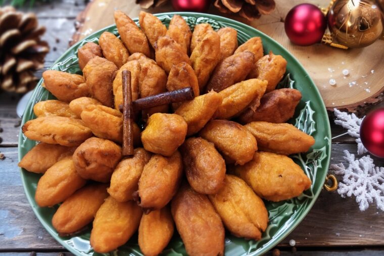 Bilharacos de Abóbora (Beira Christmas Pumpkin Fritters) Recipe