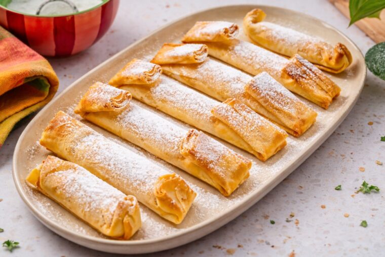 Pastéis de Tentúgal (Portuguese Egg Yolk Pastries in Paper-Thin Dough)