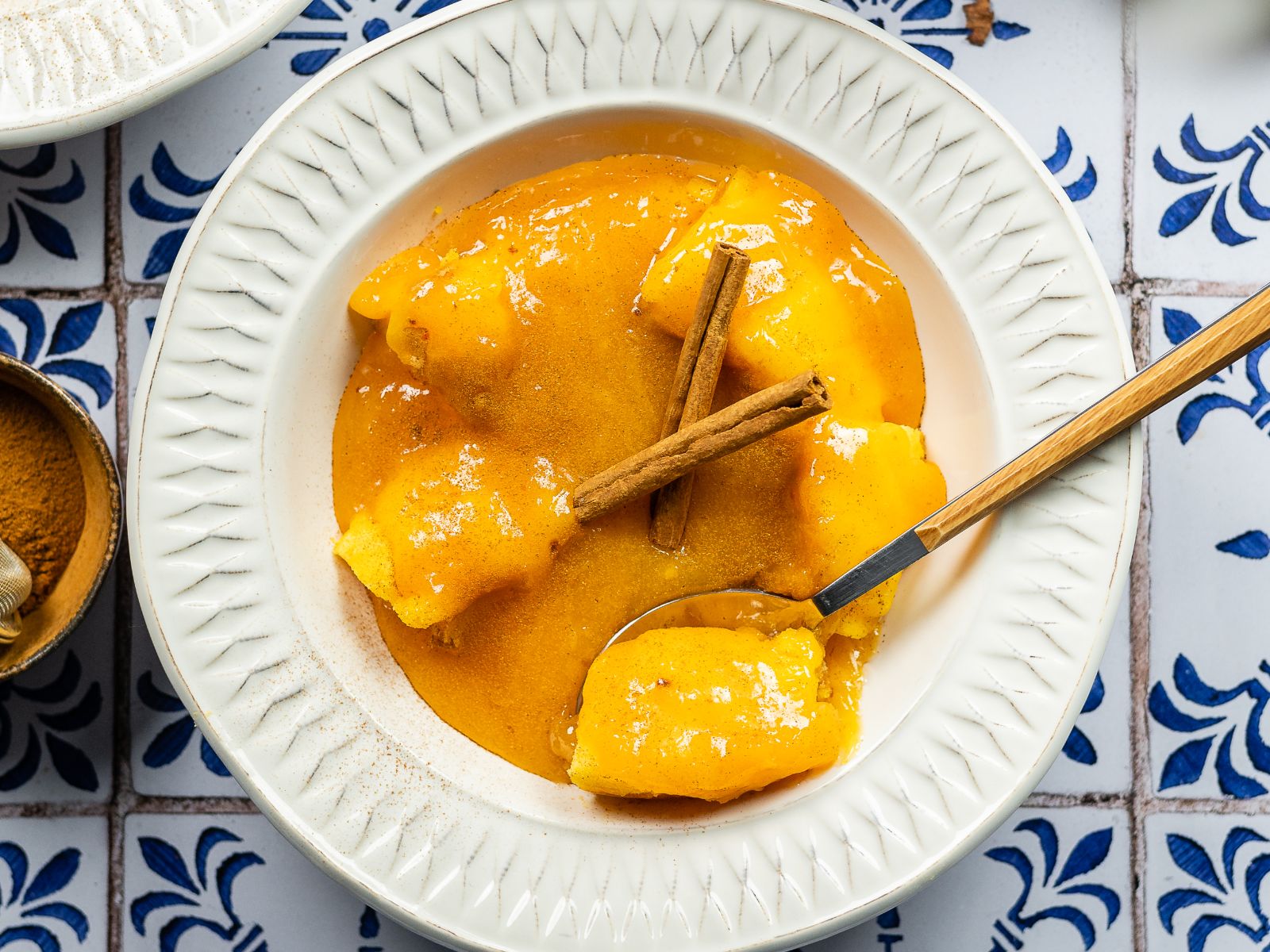 Sopa Dourada (Portuguese Golden Bread and Egg Yolk Pudding)
