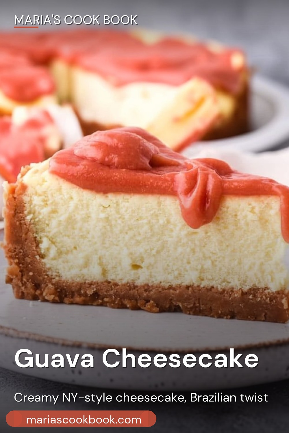 Guava cheesecake
