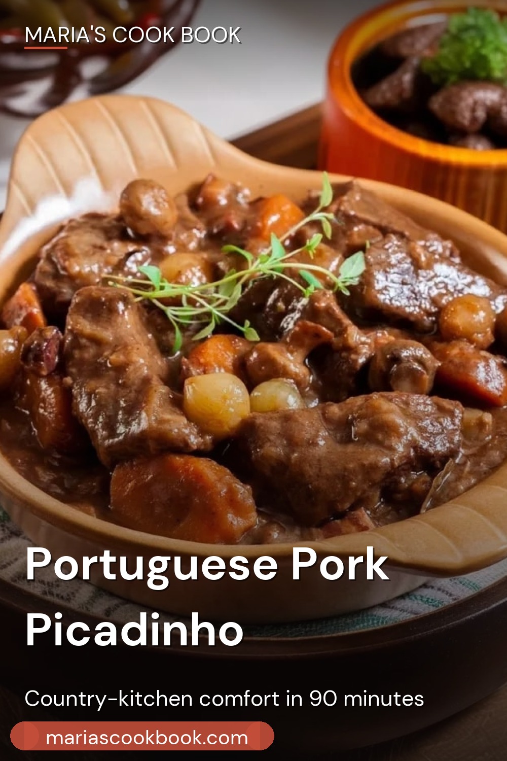 Portuguese pork picadinho